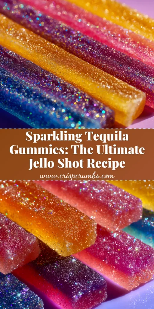A flat lay of homemade tequila gummies shaped like worms, glistening on a dark surface with lime wedges and salt, representing an easy boozy gummies recipe.