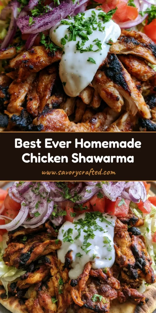 Chicken Shawarma Recipe: The Ultimate Guide to Charred Street-Style Bliss 3 A handheld smartphone photo of a Chicken Shawarma Recipe platter on a rustic ceramic plate featuring charred chicken strips and garlic sauce.